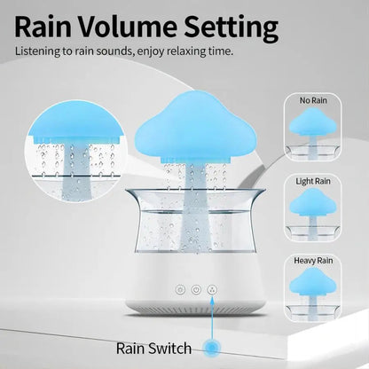 Relax Cloud Rain Humidifier Lamp