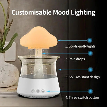 Relax Cloud Rain Humidifier Lamp