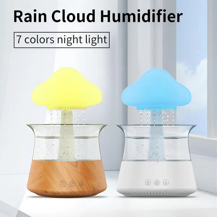 Relax Cloud Rain Humidifier Lamp