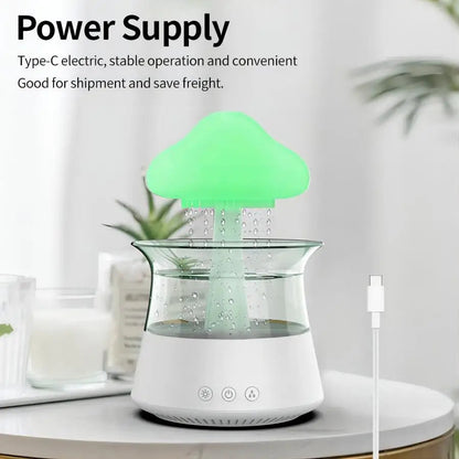 Relax Cloud Rain Humidifier Lamp